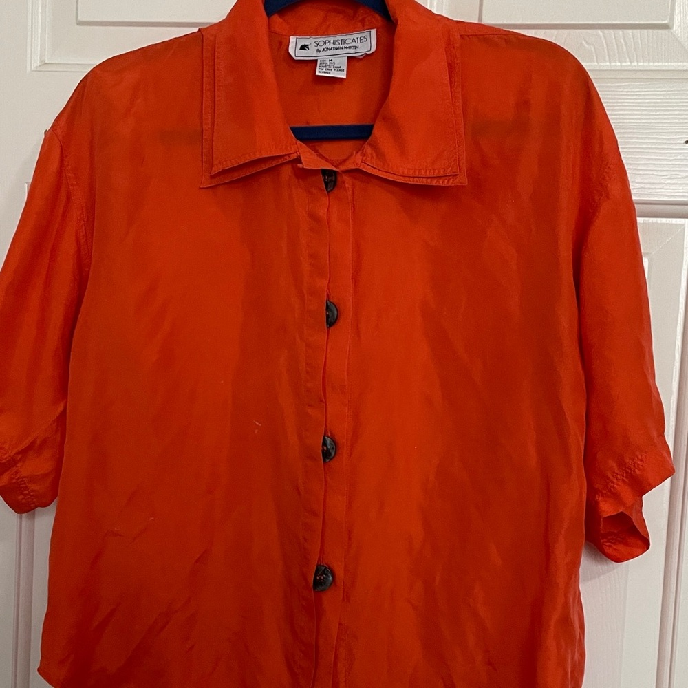 J MARTIN SILK SHIRT
